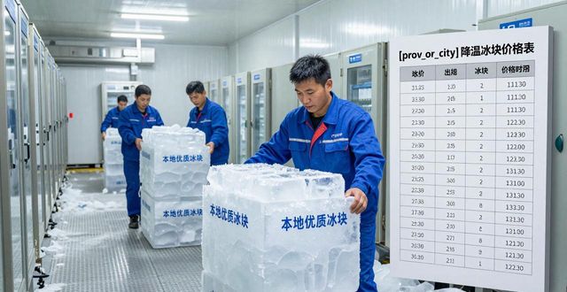 江北降温冰块多少钱一吨？本地制冰厂报价来了