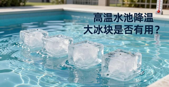 大冰块游泳池降温效果_江北高温水池降温大冰块_冰块降温实际应用分析
